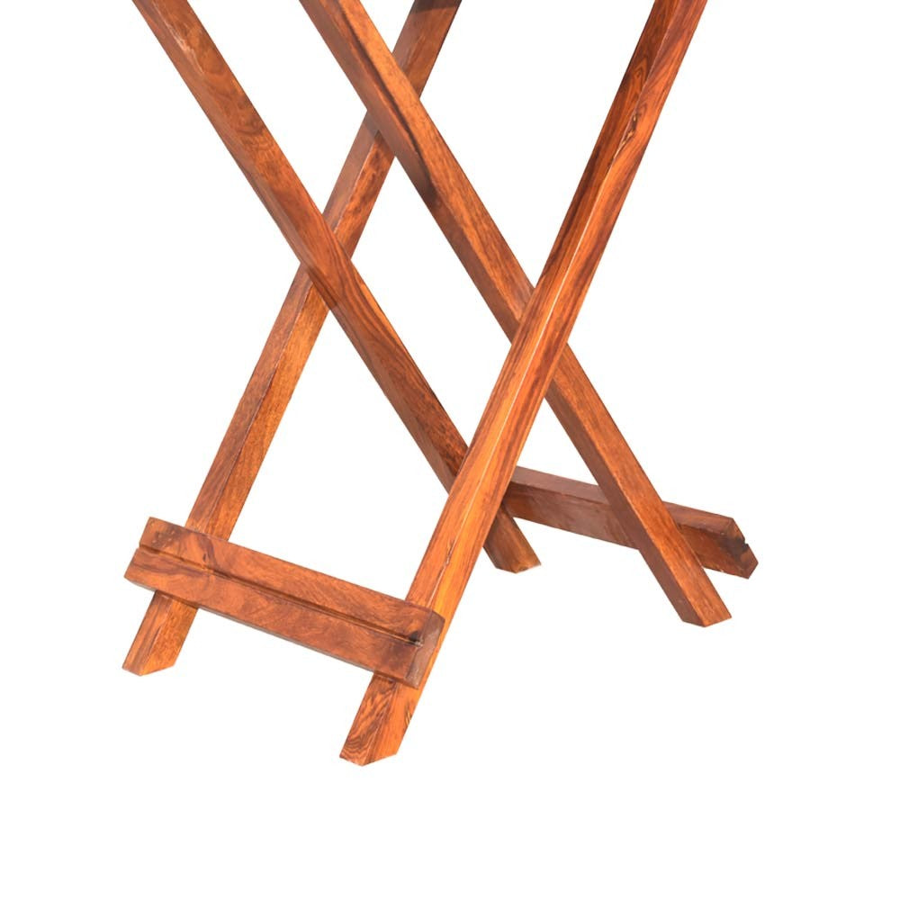 Lorelei Sheesham Wooden Folding Round Big Table