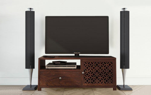 Juliette Wood CNC Door TV Stand
