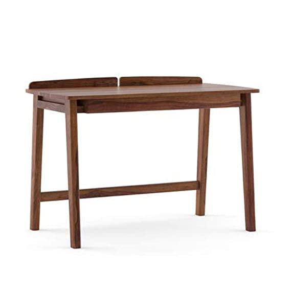 Phoebe Study Table for Home & Office with Drawer (Natural Brown Finish)