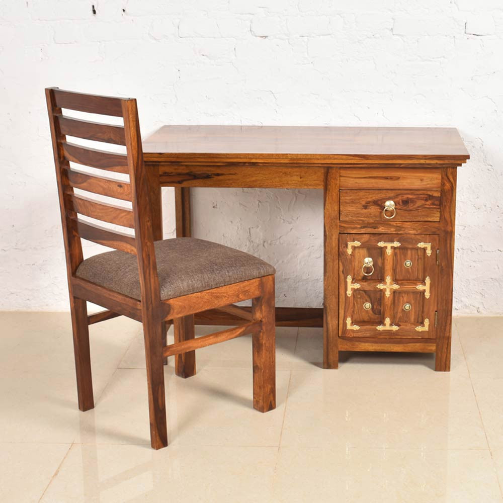 Annie Sheesham Wood Study and Office Table