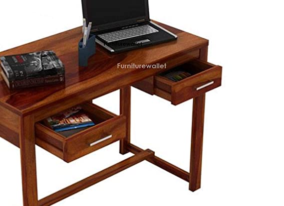 Kaylee Sheesham Wood Study Desk for Office with 2 Drawers