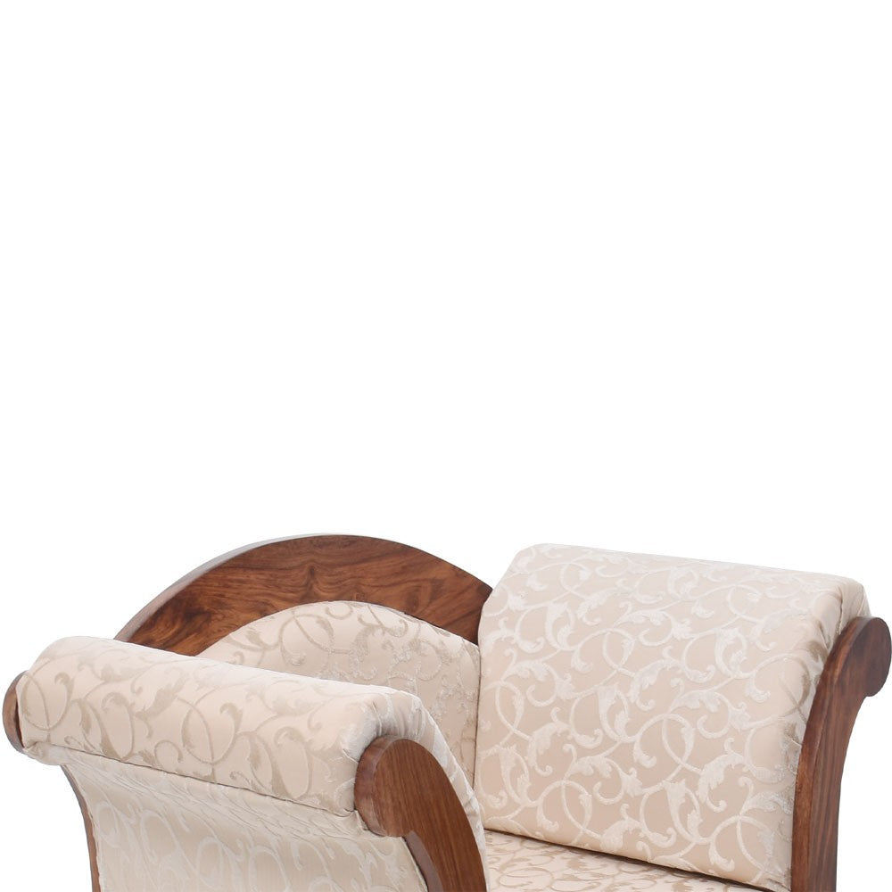 Gwendolyn Wooden Avilys Sheesham Single Seater Sofa