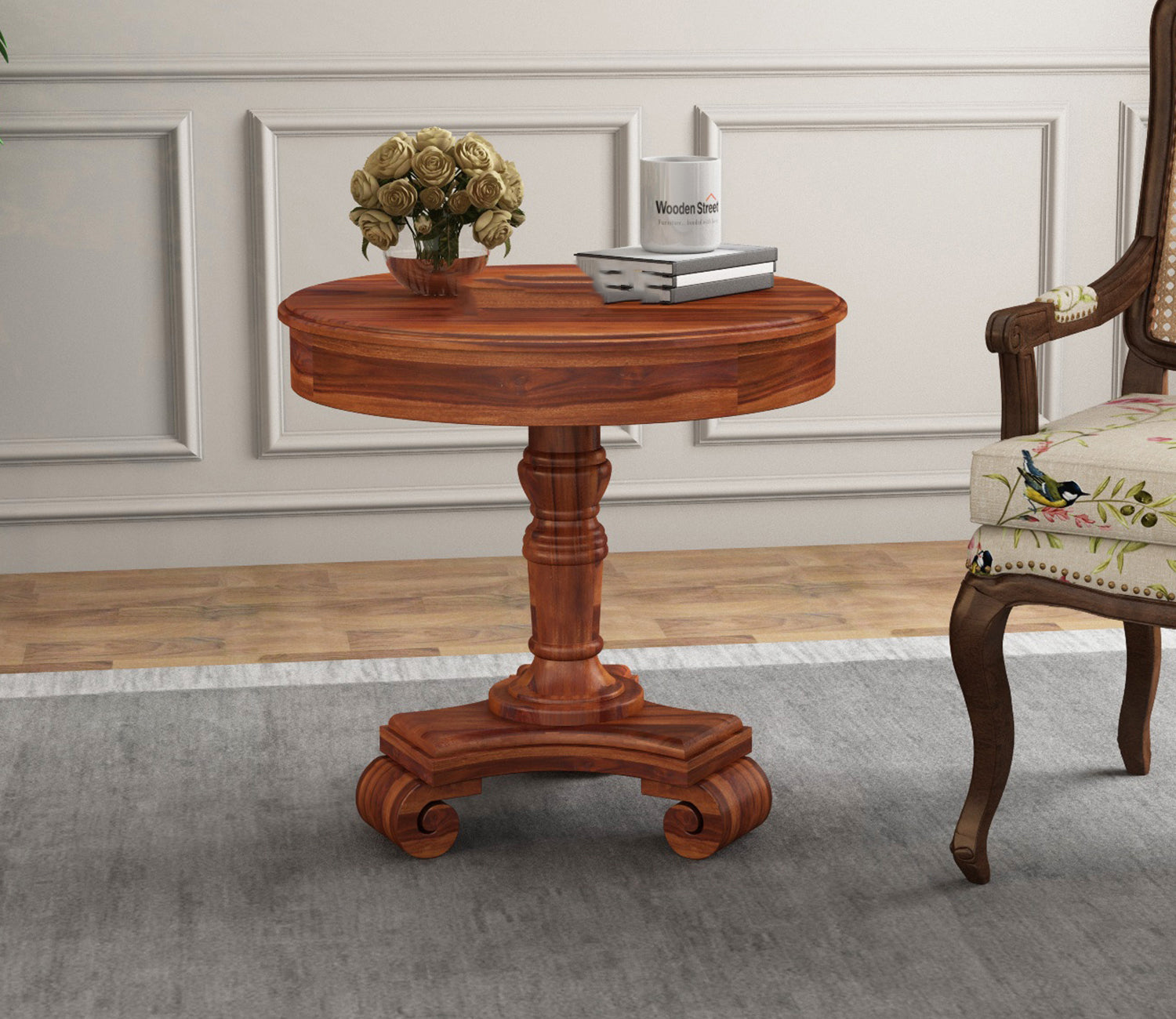 Theo Wood Keub Side Table and Peg Table