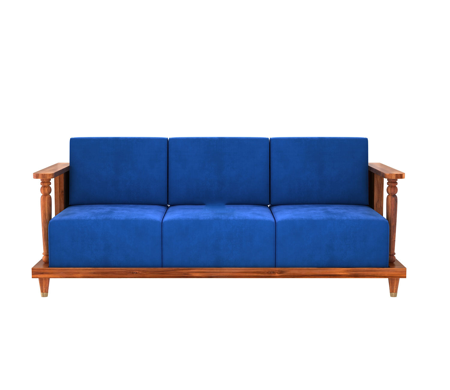 Milton Wooden 5 Seater Sofa Set