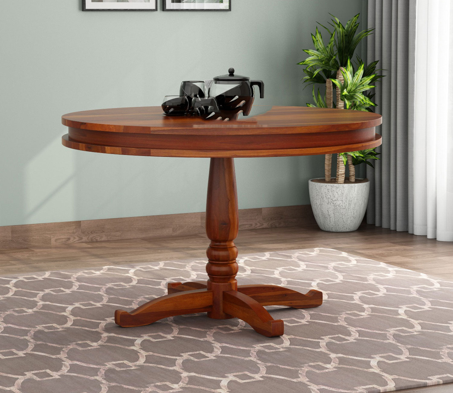 Ace 4 Seater Round Dining Table
