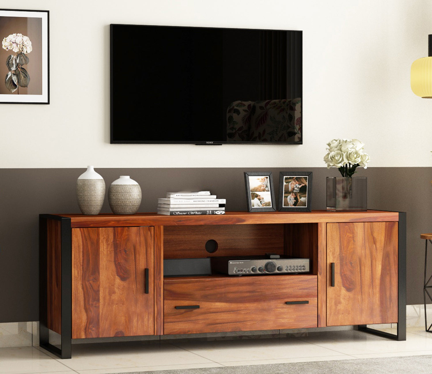 Marcos Loft Tv Unit With Drawers