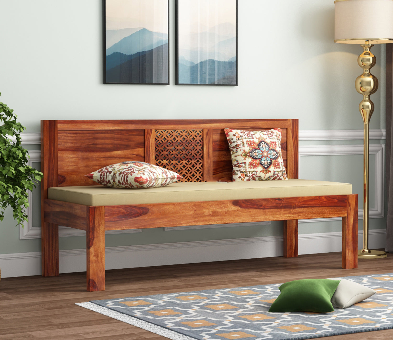 Zayden Bench With Back Rest