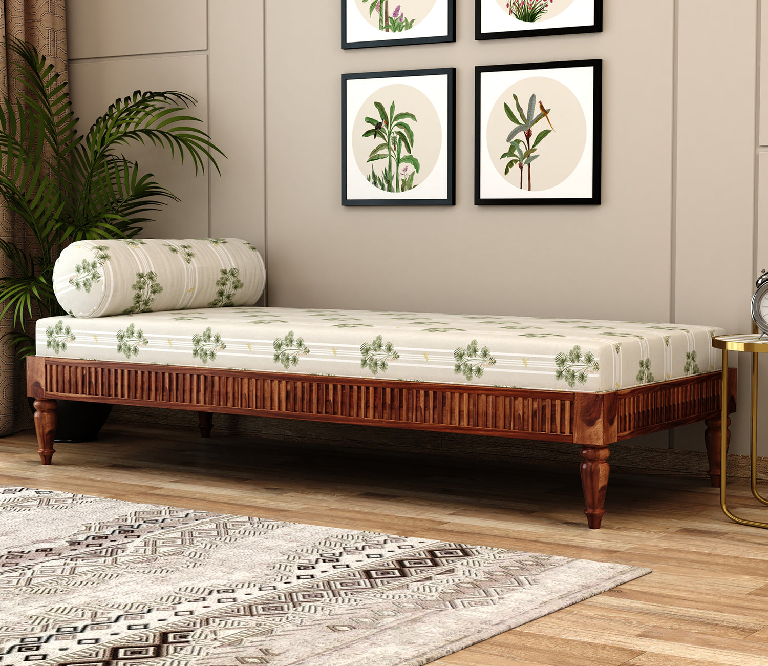 Cole Sheesham Wood Designer Divan Bed