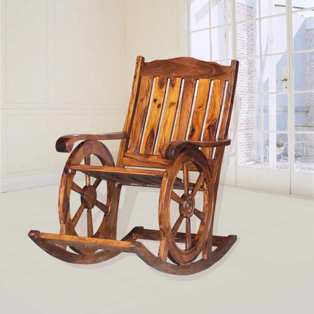 Adelynn Wooden Harold Roking Chair