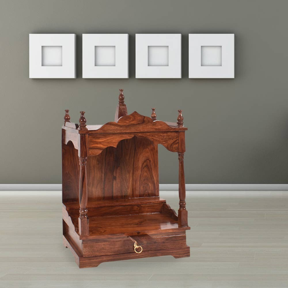 Selena Wood Hand Made Pooja Mandir