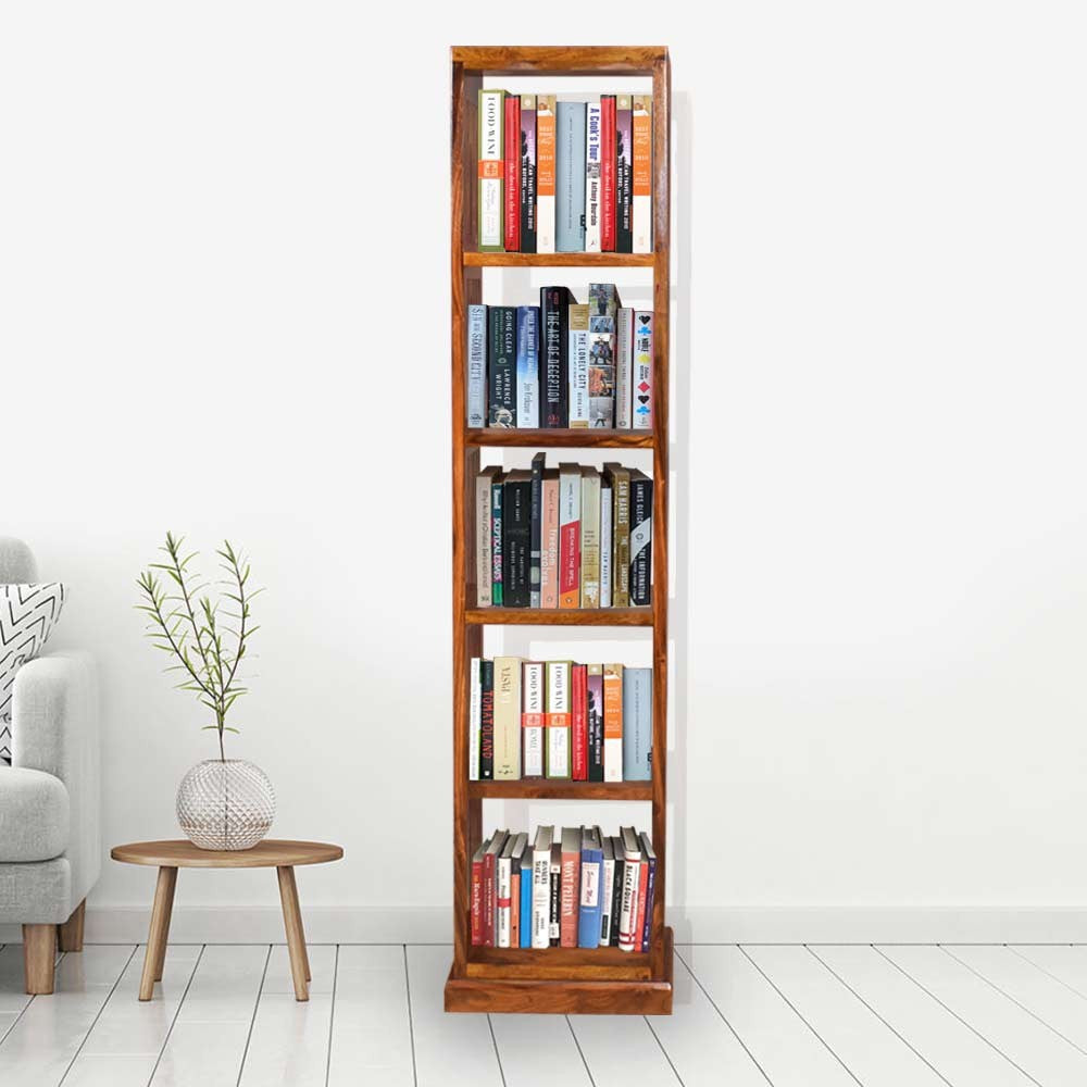 Khloe Wooden Hamlin Wooden Bookshelf
