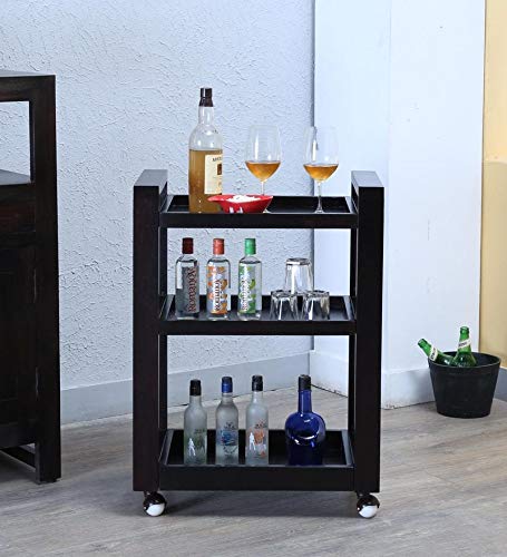 Alina Sheesham Wood Trolley/Bar
