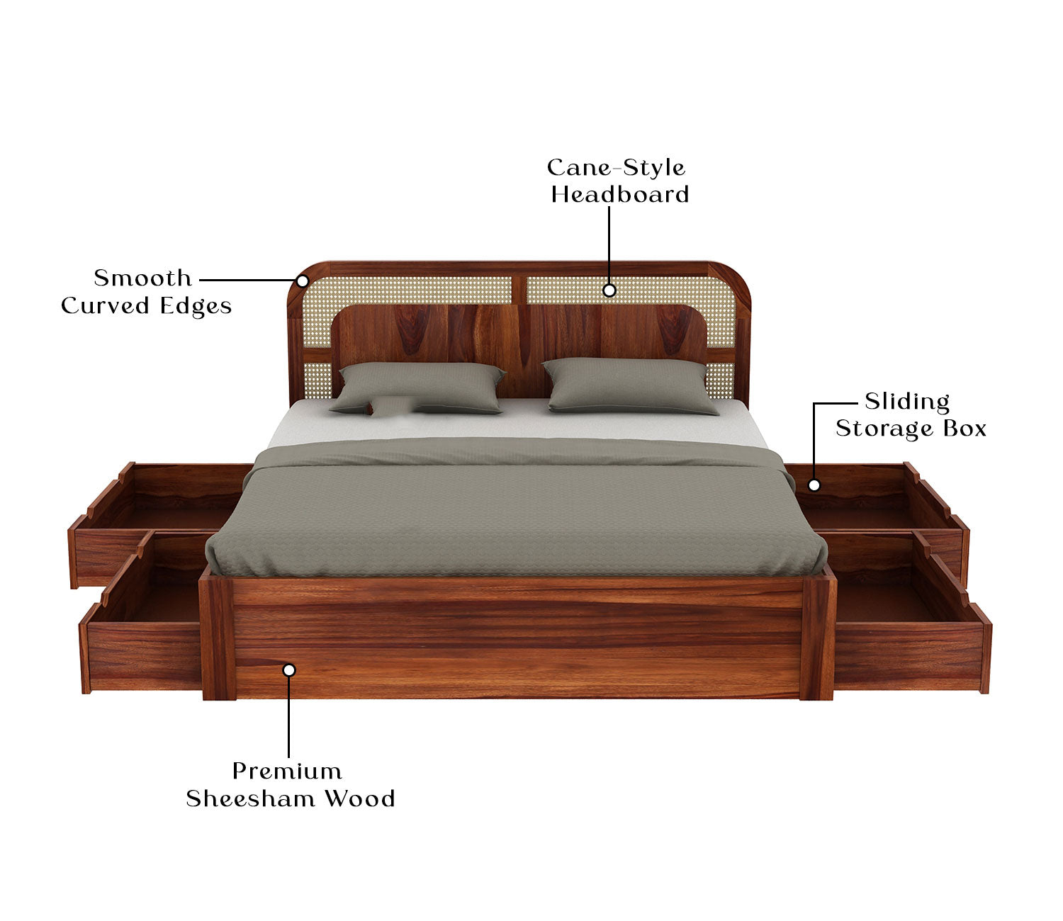 Zayne Bed With Storage