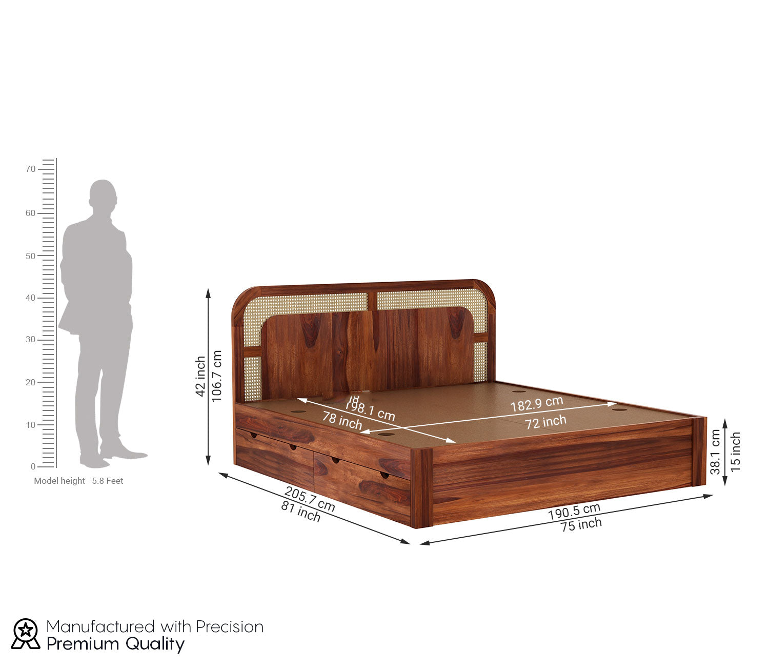Zayne Bed With Storage