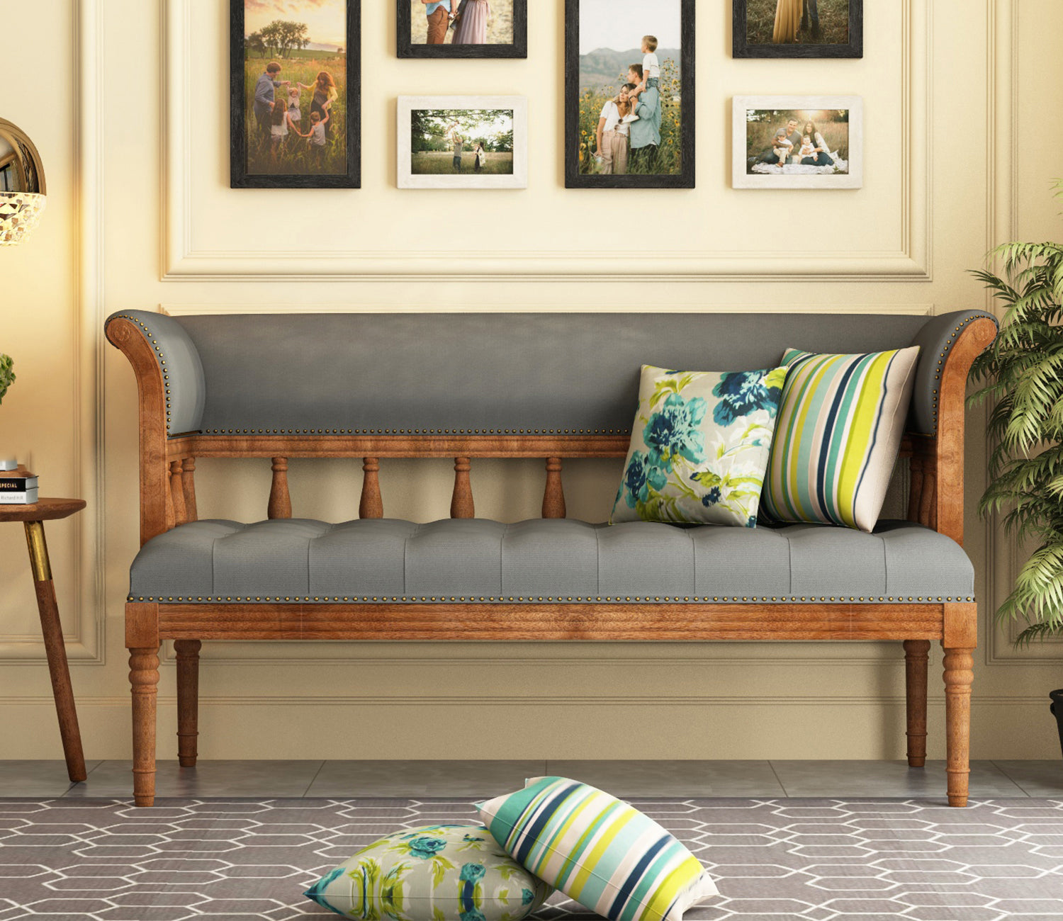 Beckham Bench With Back Rest