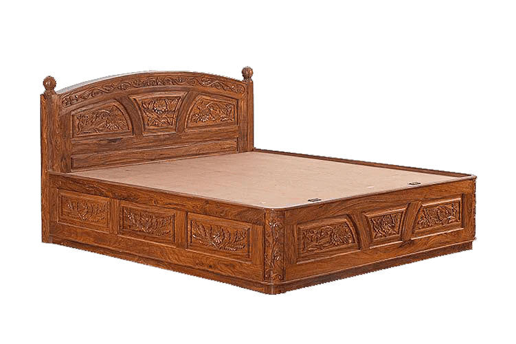 Cooper Carving Czar Bed with Storage