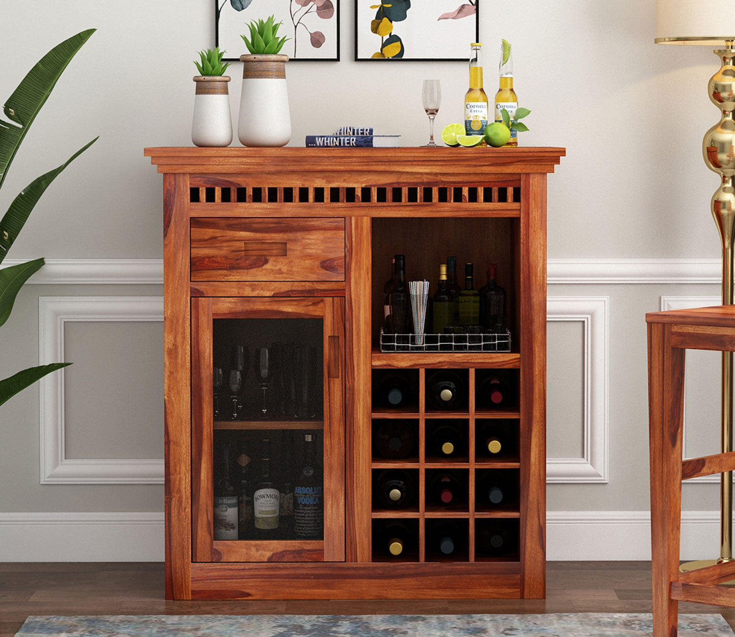 Evan Small Bar Cabinet