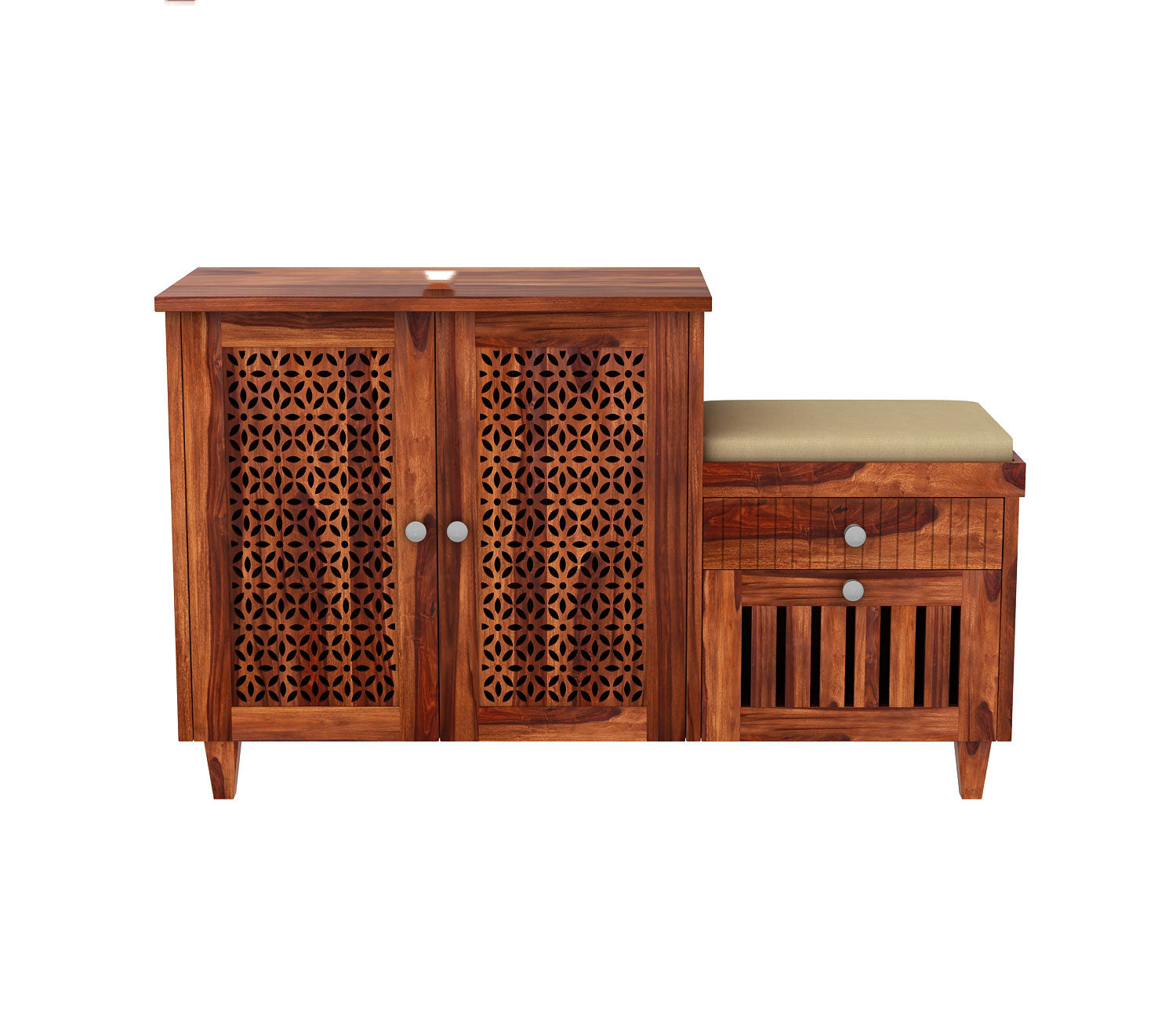 Preston Shoe Rack with Seat and Storage Drawers