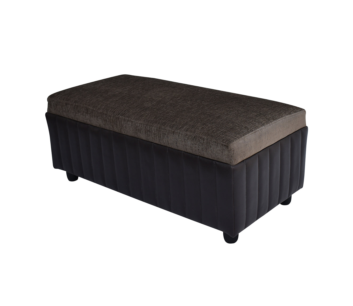 Kevin 2 Seater Wooden Leatherette Bench