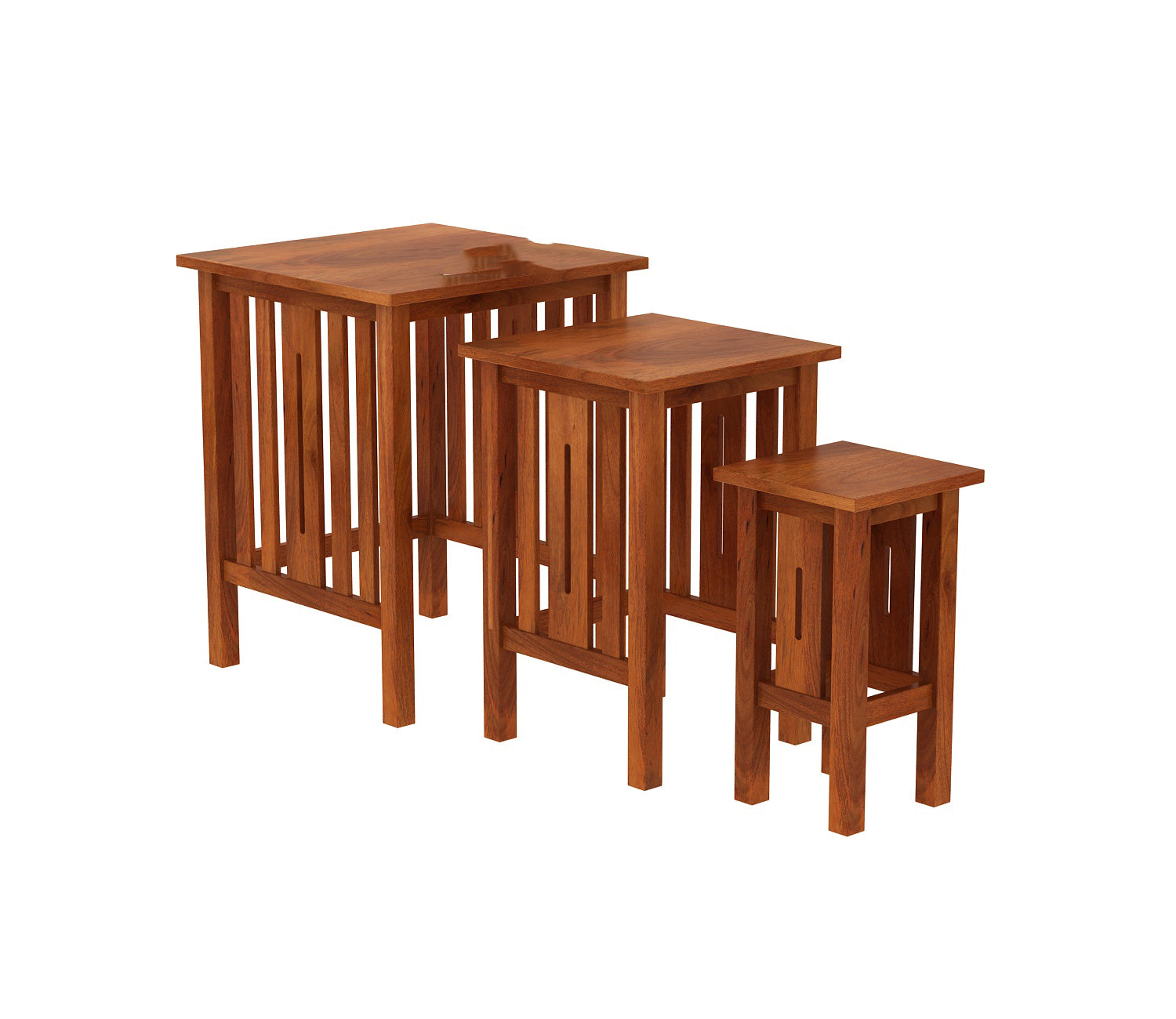 Brooks Solid Wood Nest of Tables