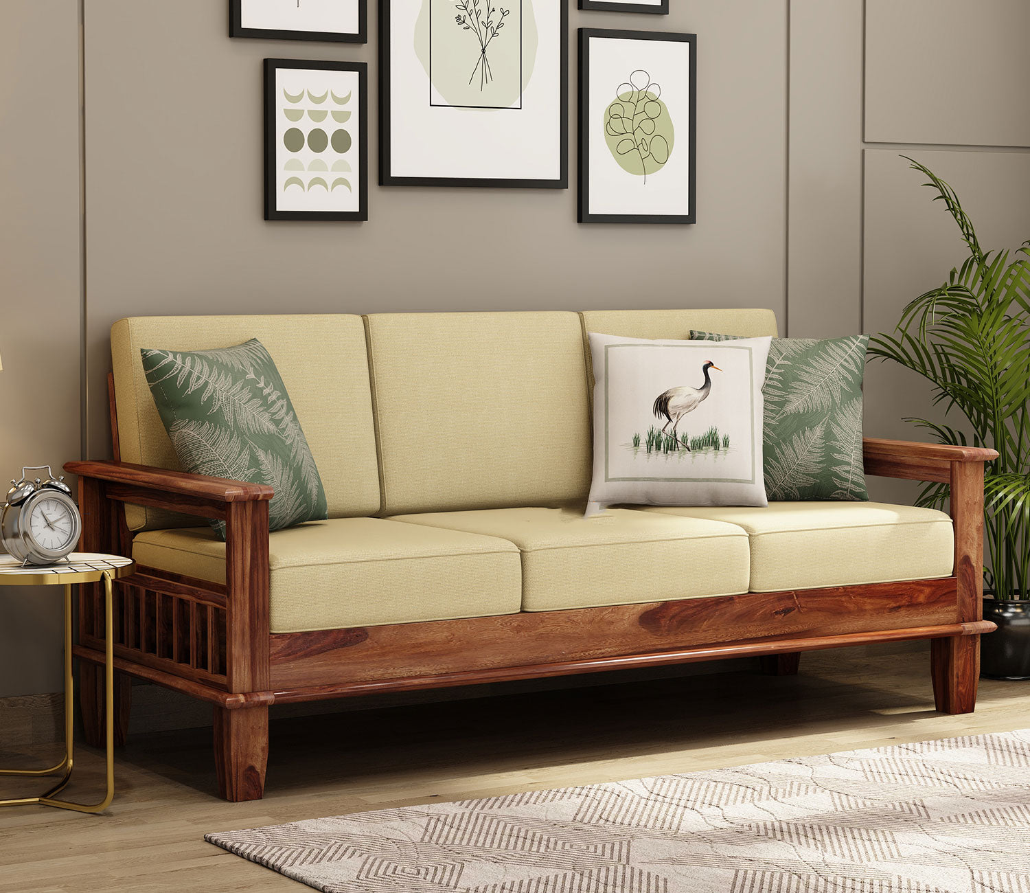 Kelly Wooden Sofa Set