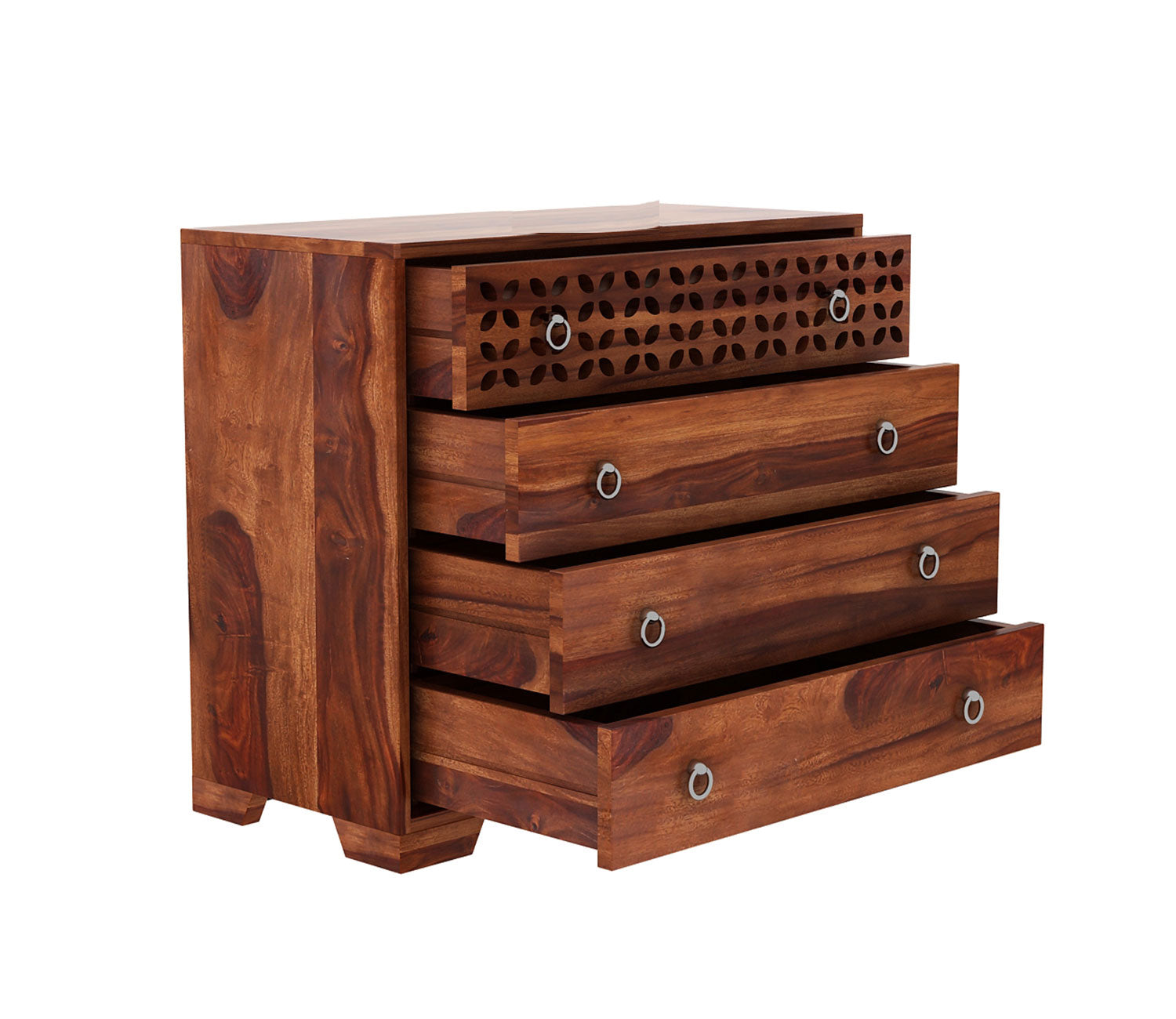 Damien 4-Drawer Wooden Chest Of Drawers