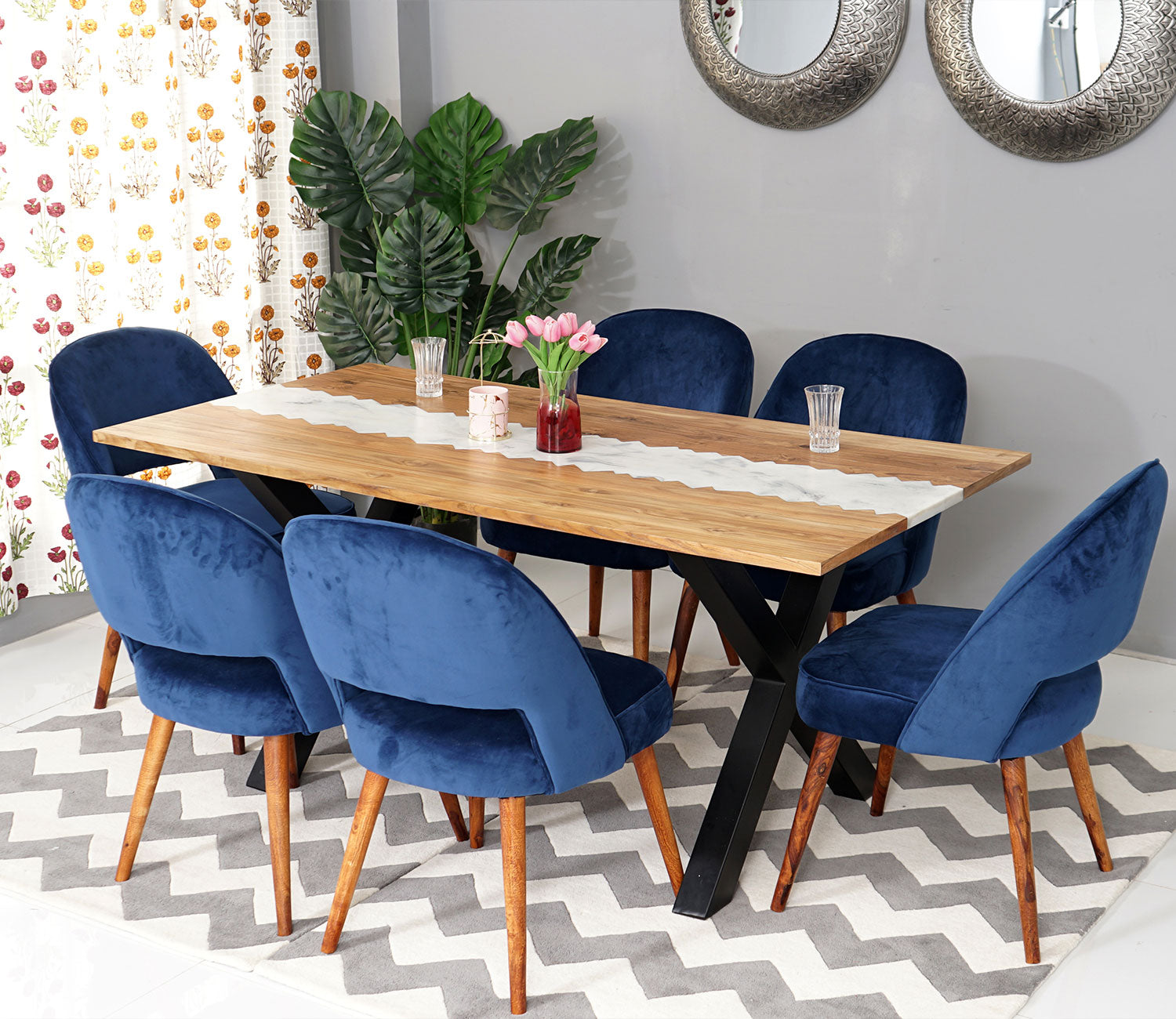 Firefly 6 Seater Dining Table Set