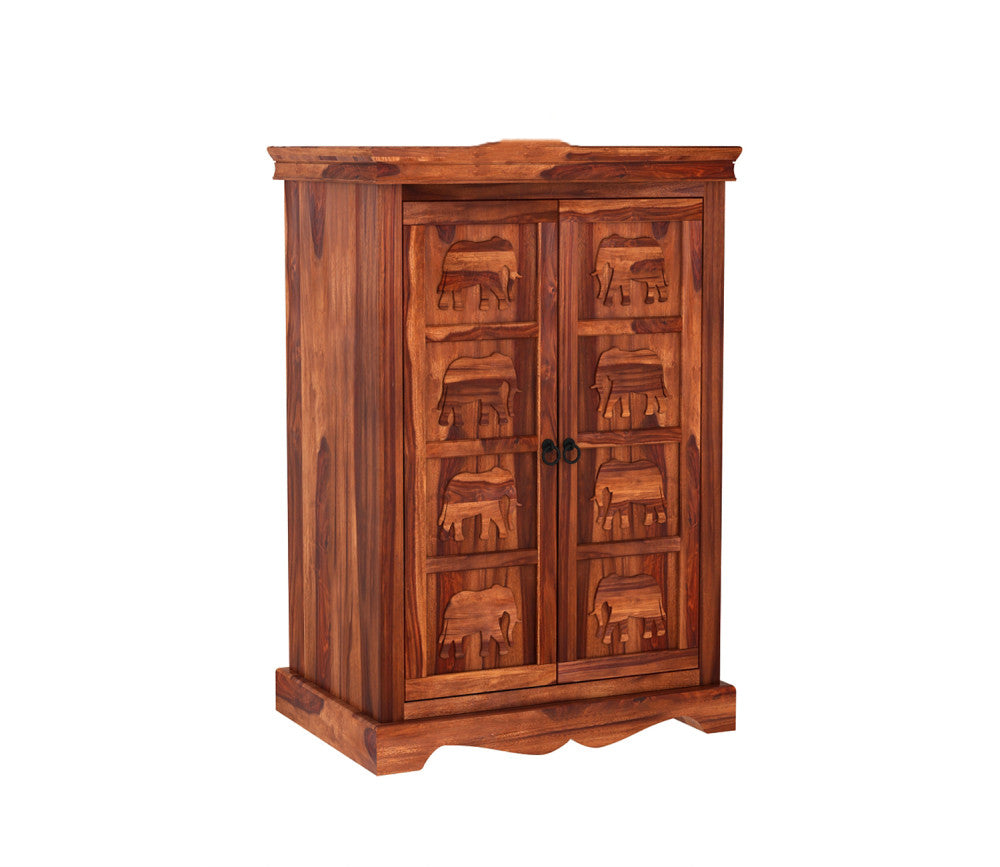 Kairo Small Sheesham Wood Cabinet and Sideboard