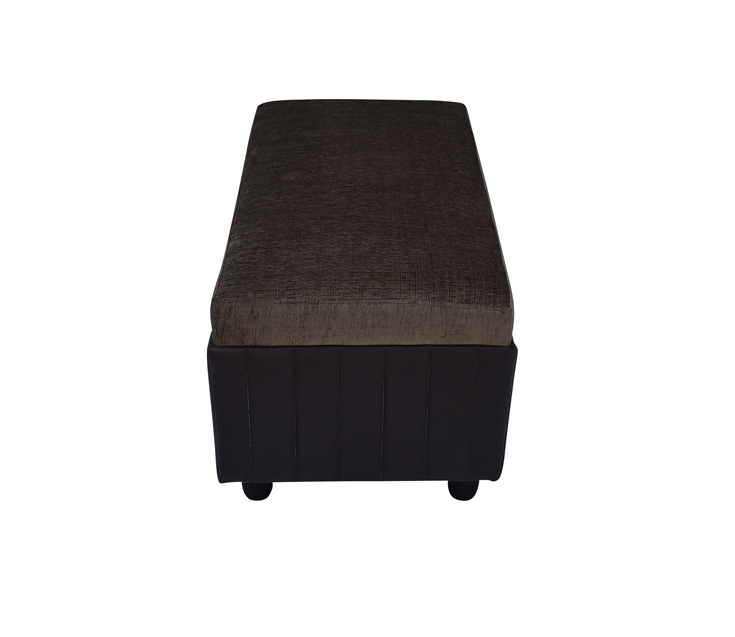 Kevin 2 Seater Wooden Leatherette Bench