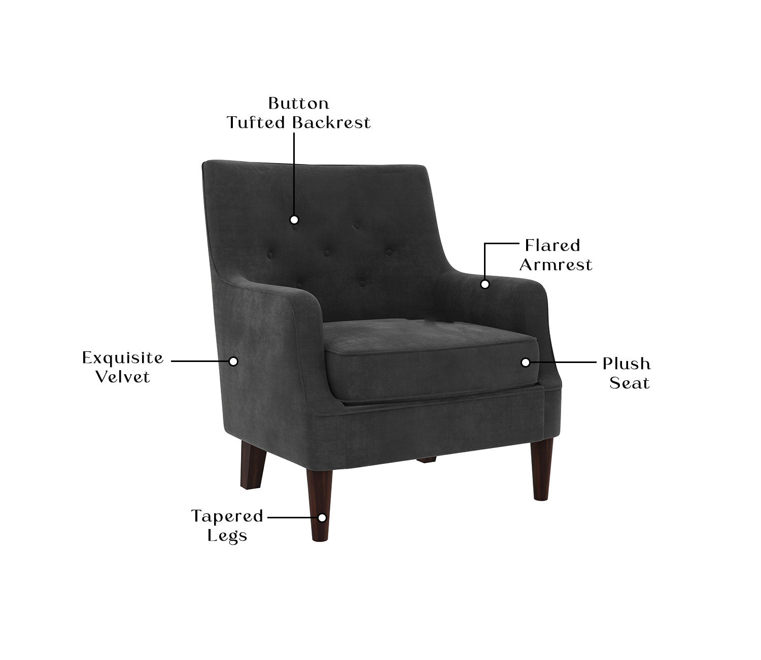James Wing Back Chair