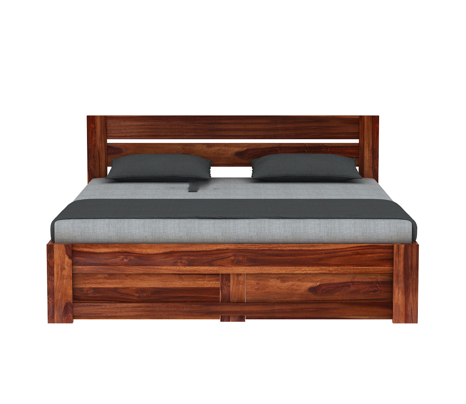 Sutton Sheesham Wood Bed With Drawer Storage