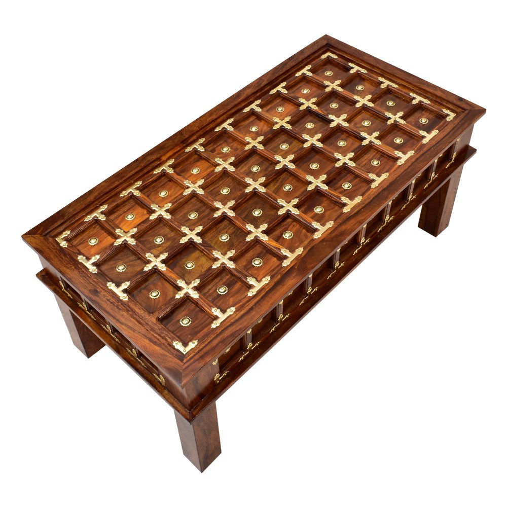 Briella Style Brass Center Table