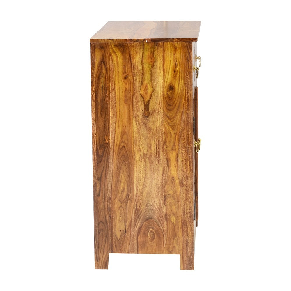 Kimberly Wood Velvic Footwear Table