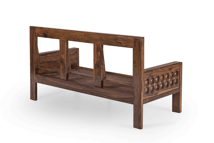 Faron Solid Wood Brass Royal Sofa set