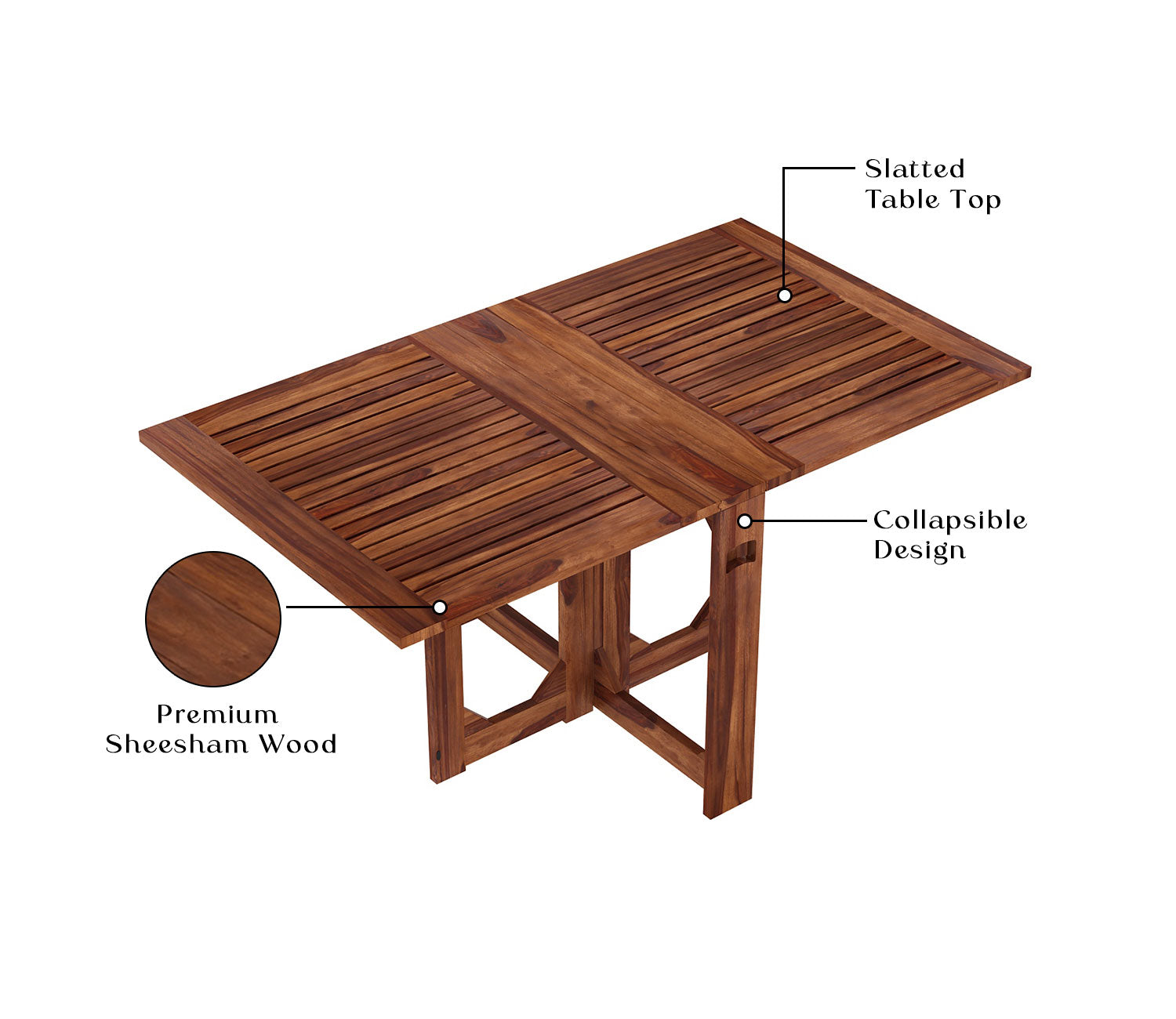 Bruiser Foldable Dining Table