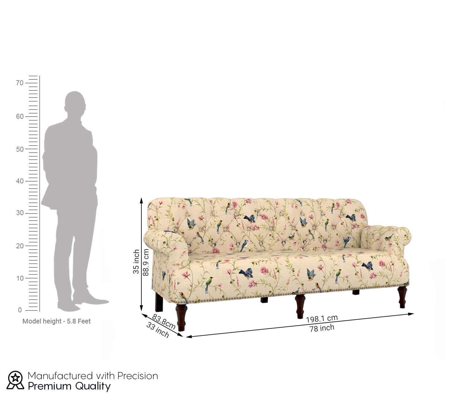 Imani 3 Seater Sofa