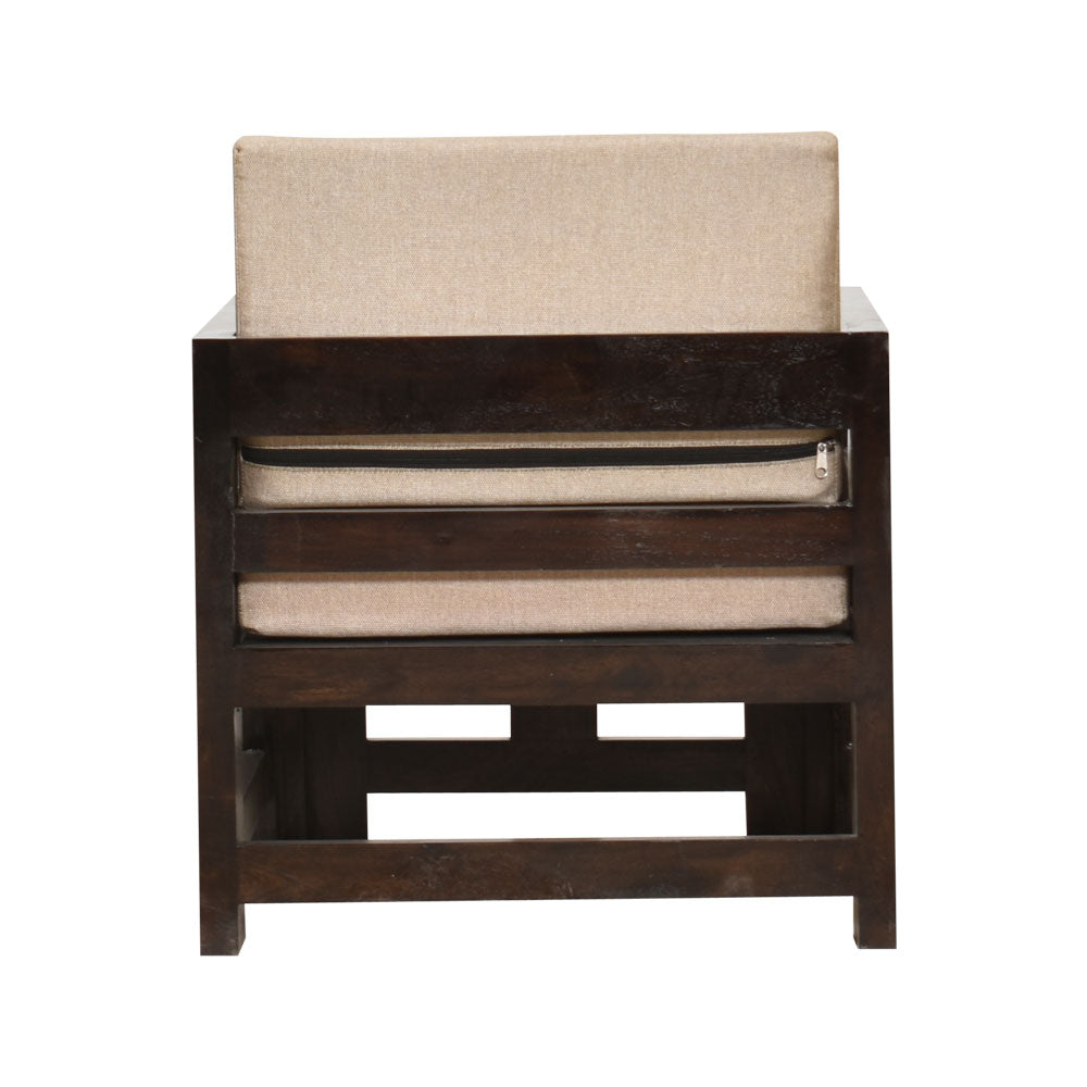 Zainab Wood Stegen 5 Seater Sofa set
