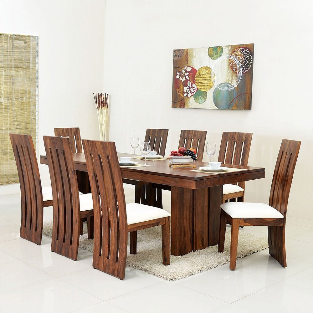 Brinley Wooden Four Chip Dining Table