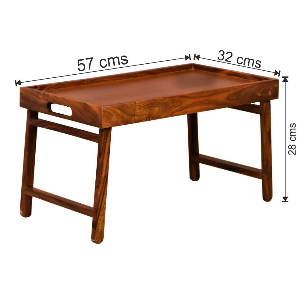 Saylor Wood Foldable Breakfast Bed Tray Table