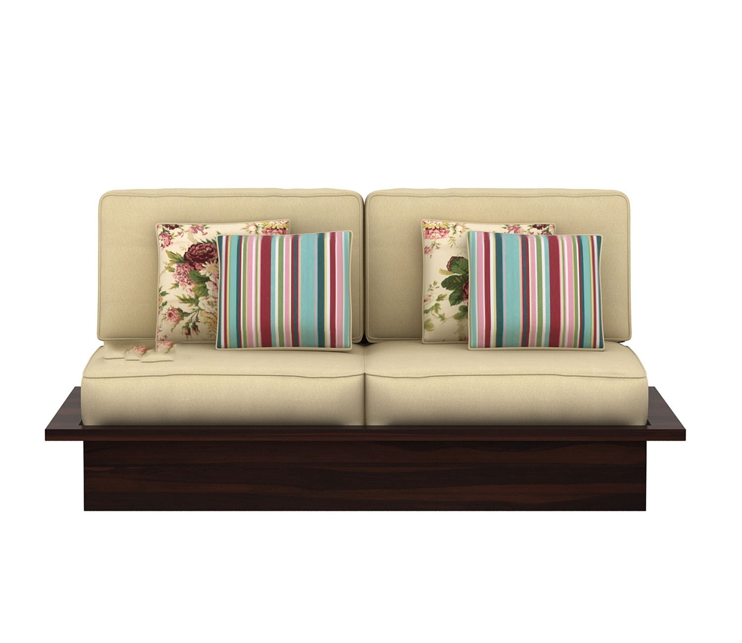 Londyn Low Floor Wooden Sofa Set