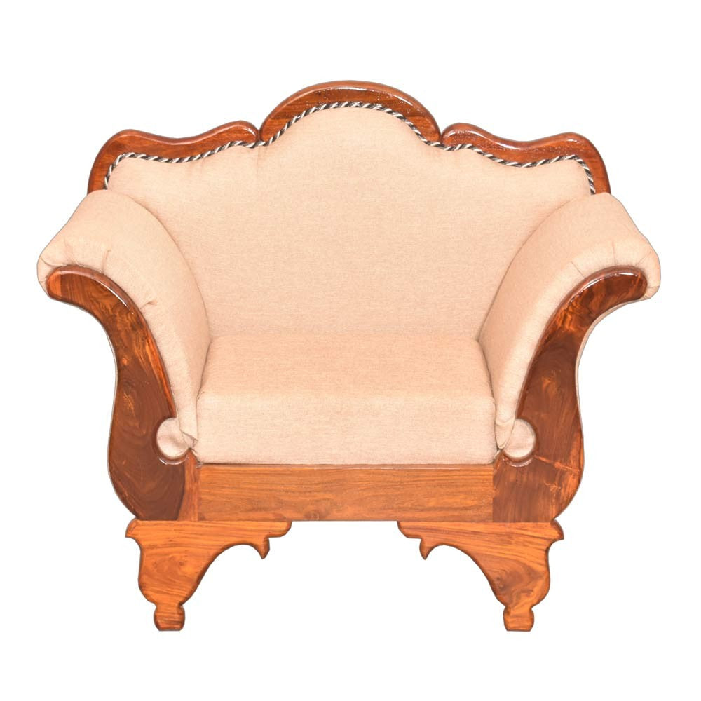 Aisha Wooden Traditional Rajasthani 5 Seater Sofa Set