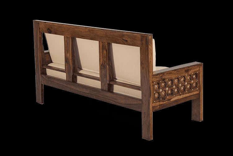 Faron Solid Wood Brass Royal Sofa set