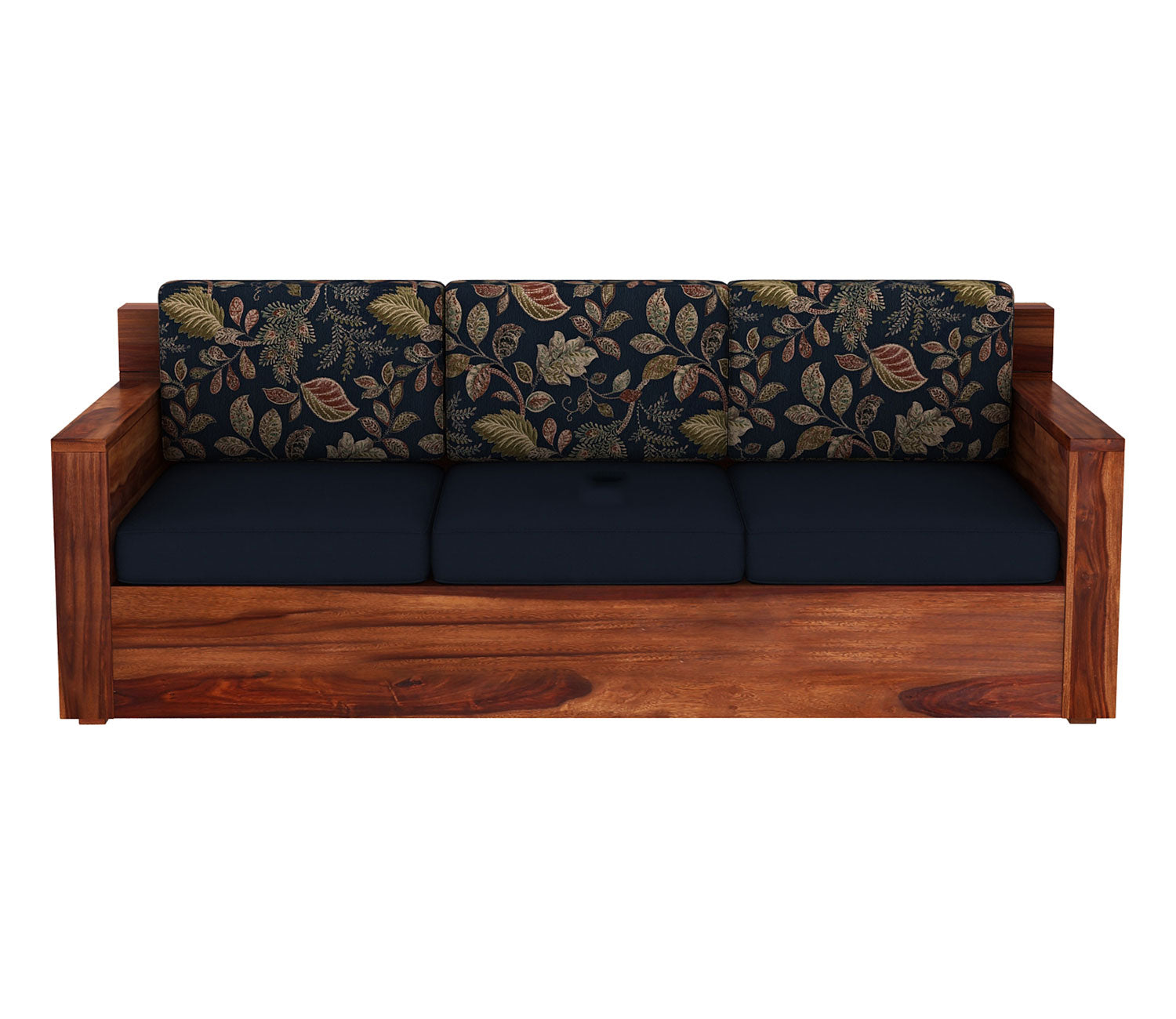 Jessie Wooden 5 Seater Sofa Set Printed