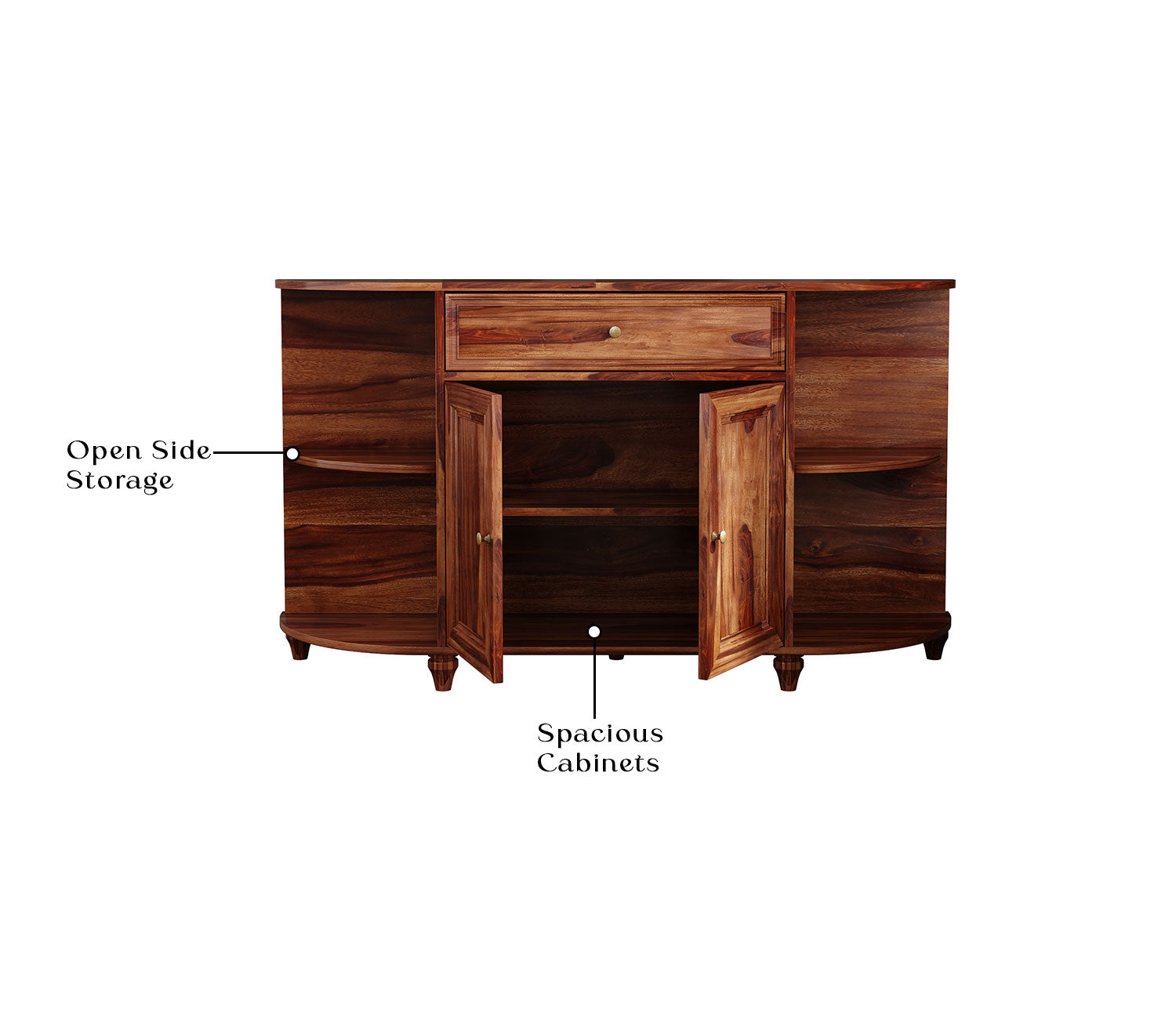 Marcus Sheesham Wood Storage Cabinet and Sideboard