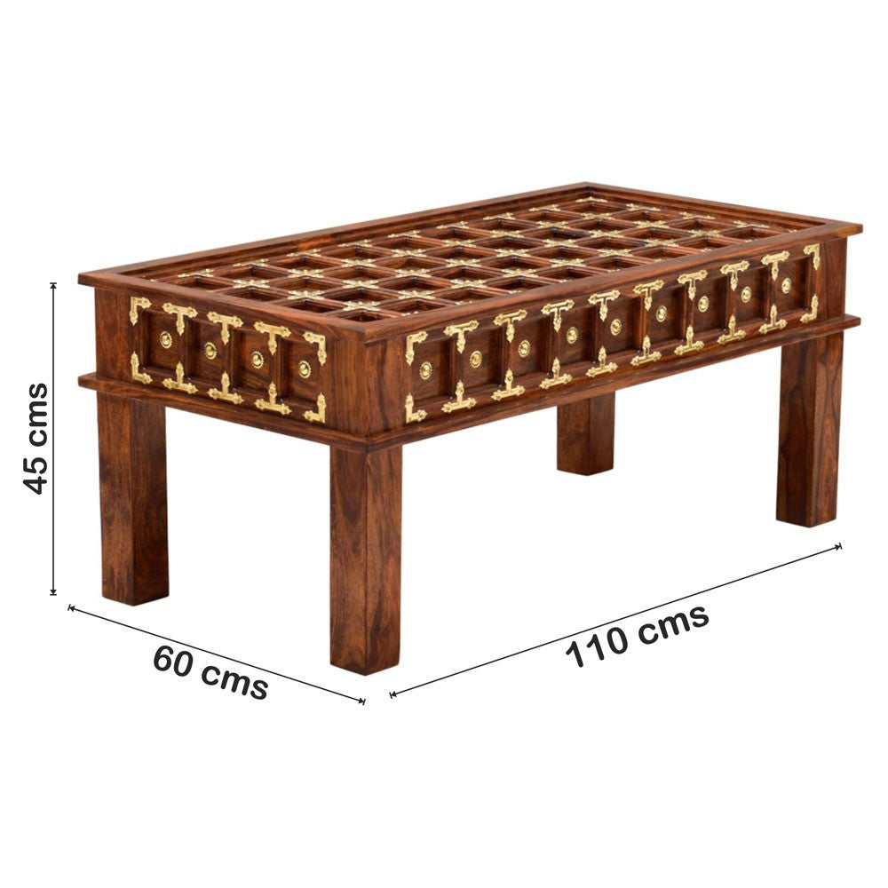 Briella Style Brass Center Table