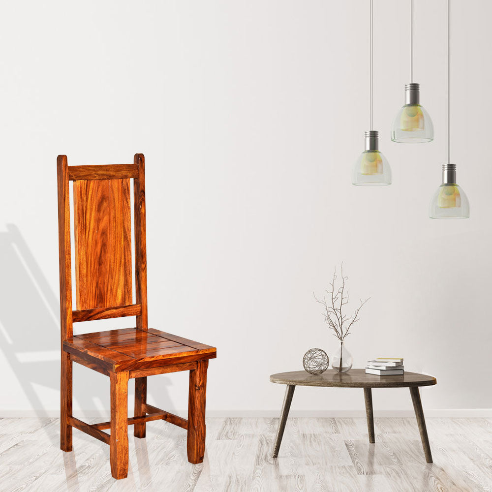 Ayra Back Solid Sheesham Wood Dining Chair