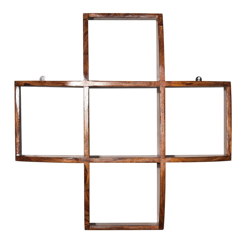 Alison Wall Shelf Criss-Cross 2 Tier