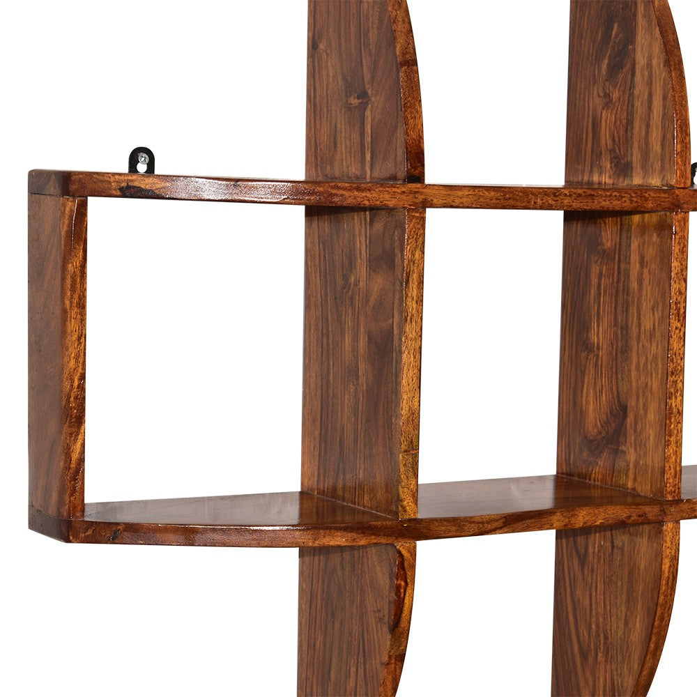 Alison Wall Shelf Criss-Cross 2 Tier