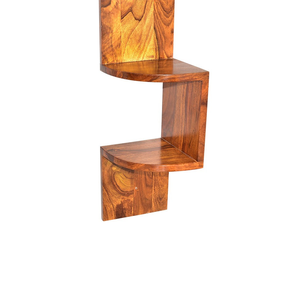 Maddison Wall Shelf Zig-Zag 4 Tier