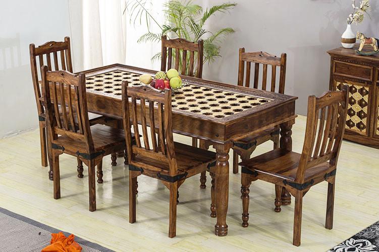 Matthew Brass Dining Set A